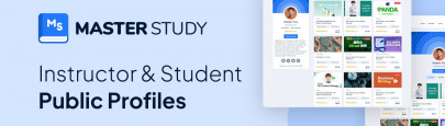 MasterStudy LMS v3.4.10: New Features for Students & Instructors – Public Profiles