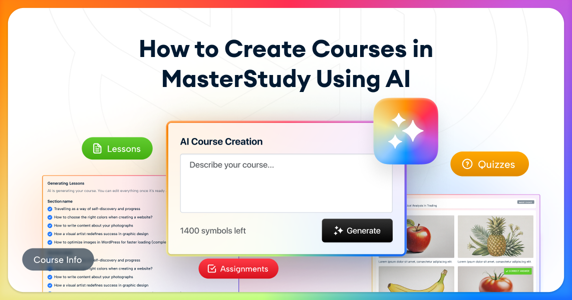 Revolutionize Your Course Creation: MasterStudy LMS with AI Lab – Your New Teaching Co-Pilot!