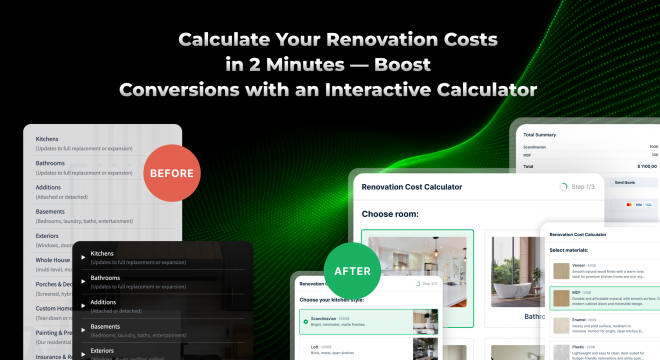 Renovation Cost Calculator: How to Calculate Apartment Renovation Costs and Boost Website Conversions