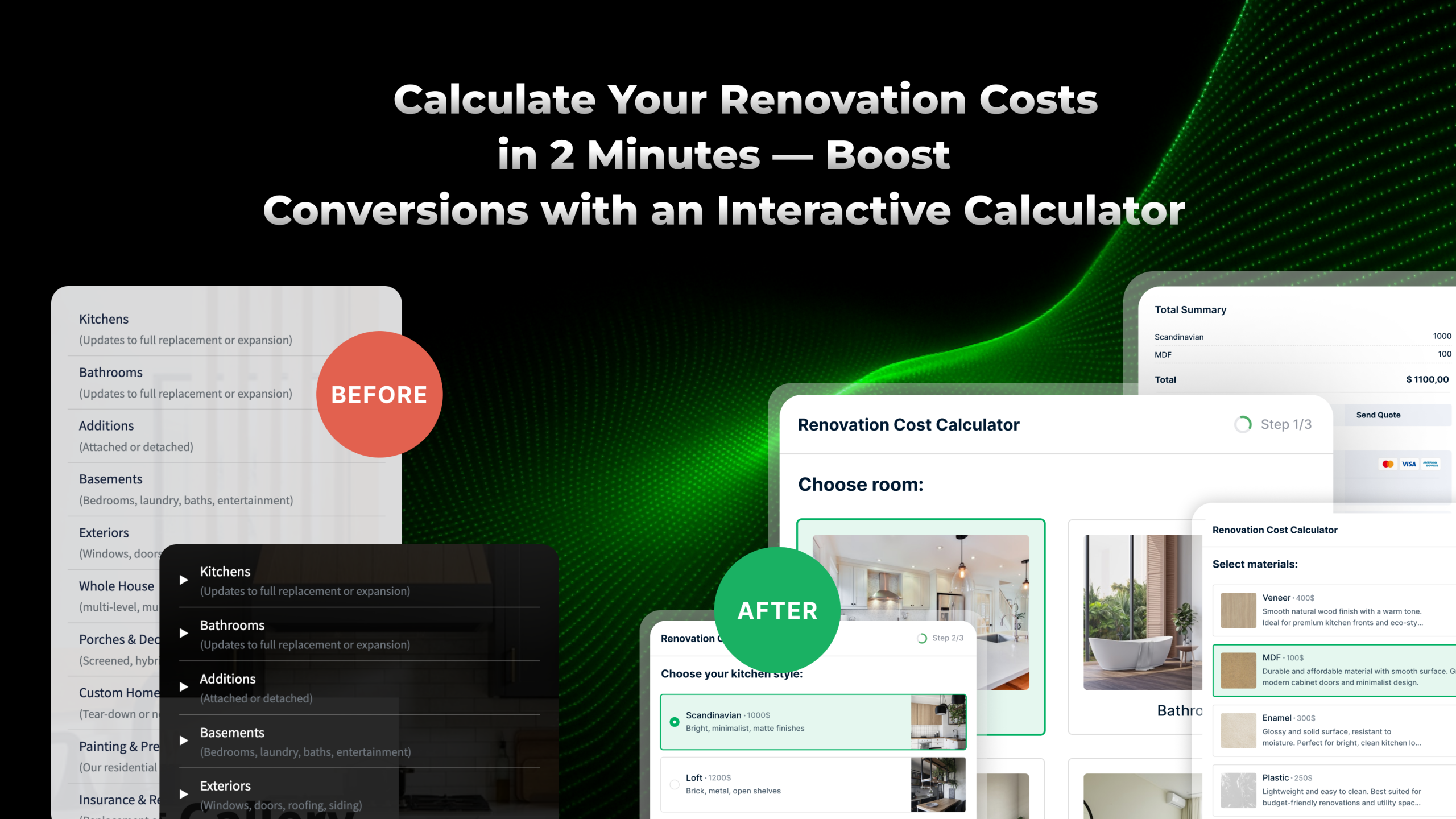 Renovation Cost Calculator: How to Calculate Apartment Renovation Costs and Boost Website Conversions