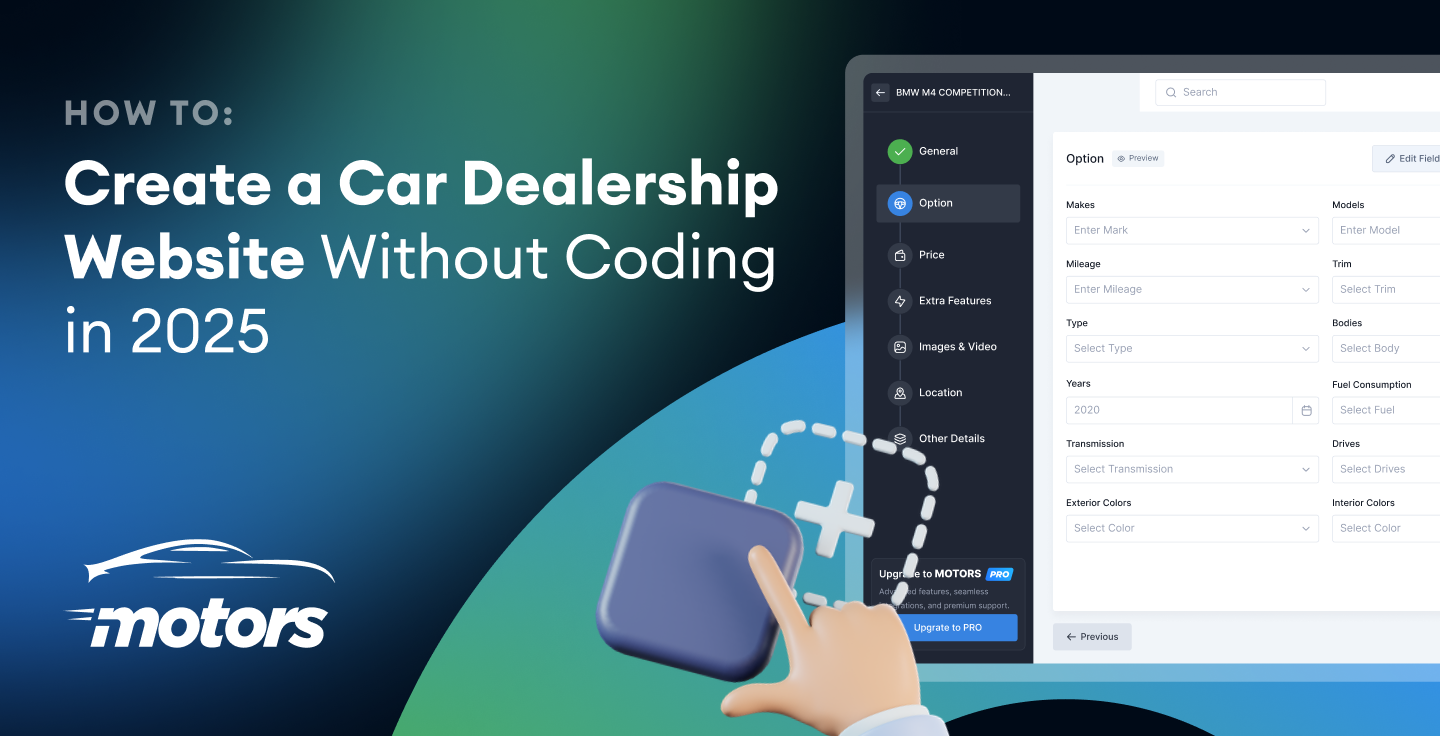 How to Create a Car Dealership Website Without Coding in 2025