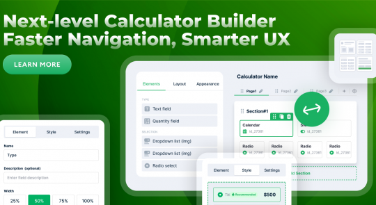 Build calculators smoother and easier than ever!