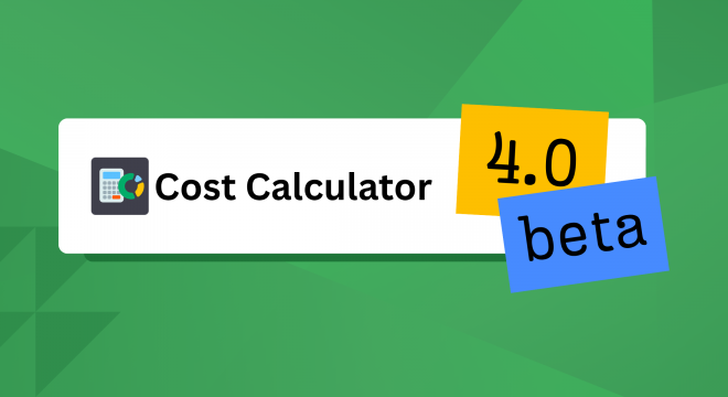 Cost Calculator 4.0 Beta